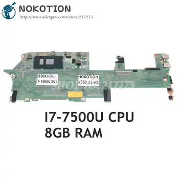 NOKOTION 918041-601 918041-001 Hp Spectre X360 13-AC Laptop Anakart I7-7500U CPU 8GB RAM DAX31MB1AA0