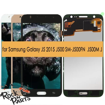 OK test TFT Ekran Samsung Galaxy J5 2015 J500 LCD Ayarlanabilir Ekran dokunmatik sayısallaştırıcı tertibatı SM-J500FN J500M J500A