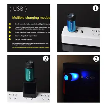 oobest Anahtarlık cep feneri USB şarj edilebilir led lamba ışık el feneri lambası Su Geçirmez ışıklı anahtarlık cep feneri Anahtarlık Torch 4
