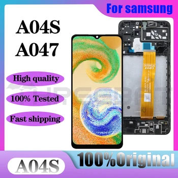 Orijinal 6.50 inç samsung LCD Galaxy A04s A047 LCD ekran dokunmatik ekran digitizer Samsung A047M lcd ekran Değiştirin