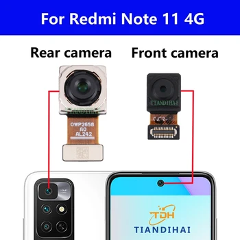 Orijinal Ön Arka kamera kablosu Kablosu Xiaomi Redmi İçin Not 11 4G 21121119SC NOTE11 Arka Ana Büyük Geniş Kamera Selfie Bakan