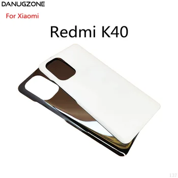 Pil Arka Kapak Xiaomi Redmi İçin K40 / K40 Pro Cam Konut Case Arka Panel Pil Kapağı