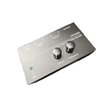 Preamplifikatör Fono Preamp Ultra Kompakt ses amplifikatörü Seviye Ses Kontrolü Pikap Girişi RCA Çıkışı 1/4 