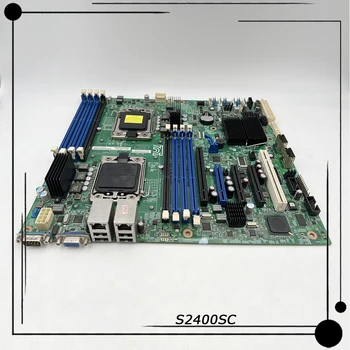 S2400SC Intel sunucu ana kartı LGA1356 Desteği E5 2400 Serisi CPU Olacak Göndermeden Önce Test