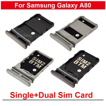 Samsung Galaxy A80 A805F Tek Çift SIM Kart Tepsi Yuvası Yedek Parçalar
