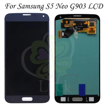 Samsung LCD Galaxy S5 Neo G903 G903F G903W8 dokunmatik LCD ekran ekran takımı değiştirme Samsung S5 Neo G903 LCD