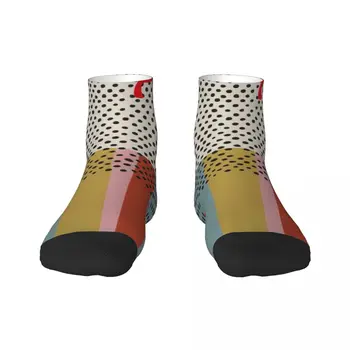 Serin Baskı Yayoi Kusama Infinity Nokta Çorap Erkekler Kadınlar için Streç Yaz Sonbahar Kış Ekip Çorap