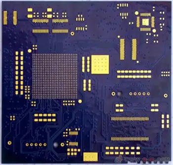 Shenzhen üretimi yüksek kaliteli PCB Çok Katmanlı Baskılı Devre Kartı BGA gömülü kör delikler empedans kontrolü mavi gule HDI.