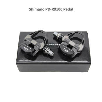 Shimano Dura Ace PD-R9100 SPD-SL Pedallar Siyah Yol bisiklet pedalları bisiklet kendinden kilitleme pedalı