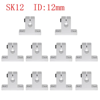 SK12 ID = 12mm Braket-12mm Lineer Ray, Mil, Çubuk Desteği-CNC ve 3D Yazıcı-SH12A