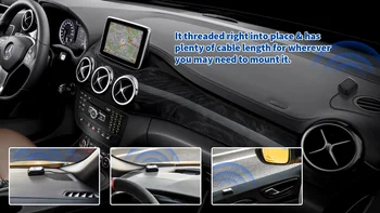 Superbat Fakra C Dişi GPS Anten Anten Bağlantı Kablosu VW AUDİ BMW Ford Benz GPS Navigasyon Sistemi 5