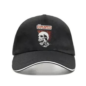 Sömürülen beyzbol şapkası Erkek bir boyut Snapback Punk Grubu Grafik Pamuk Siyah Kafatası doğum günü hediyesi beyzbol şapkası s