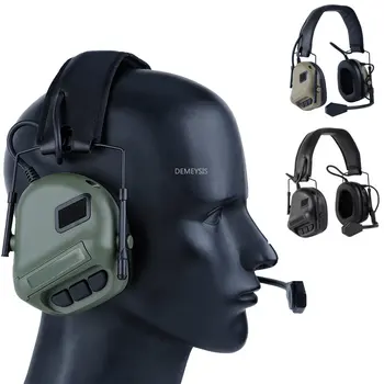 Taktik İletişim Kulaklık Ayarlanabilir Kafa Bandı Açık Avcılık Çekim CS Wargame Kulaklık Paintball Airsoft Kulaklık