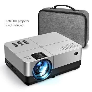 Taşınabilir Projektör saklama çantası Kılıfı Evrensel Taşıma Çantası Seyahat Depolama Organizatör Projektörler ve Aksesuarları 4
