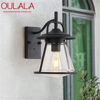 TEMAR açık duvar aplikleri lambası klasik LED ışık su geçirmez ev dekoratif sundurma için