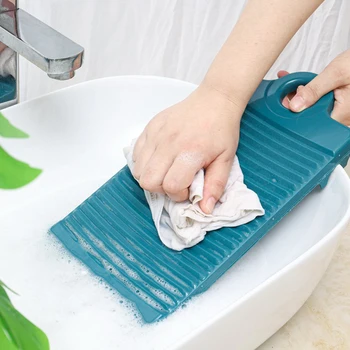 Tembel eller serbest çorap çamaşır ev mini yıkama havzası çorap iç çamaşırı çamaşır aracı yıkama tahtası çamaşır yıkama tahtası 4