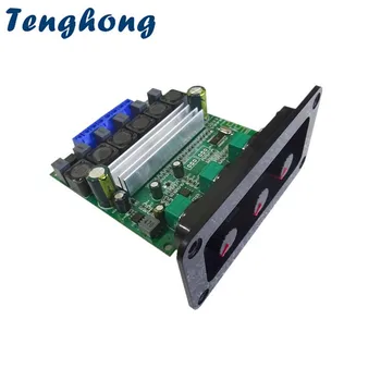 Tenghong TPA3116D2 Bluetooth 5.0 Subwoofer güç amplifikatörü Kurulu 2*50W+100W 2.1 Kanal ses amplifikatörü Paneli DC8-24V DIY
