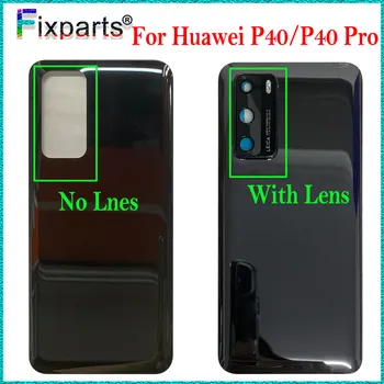 Test Tam Yeni Huawei P40 Pro Pil Kapağı İçin Kamera Lens İle Huawei P40 ProBack Pil Kapağı İçin Huawei P40 arka kapak