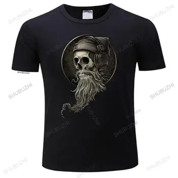 Vintage Winya No. 99 Kafatası Sakal Erkekler Kısa Kollu Pamuklu tişört Korku Gotik Kafa Tshirt Tasarımcı Klasikleri yaz tee-shirt