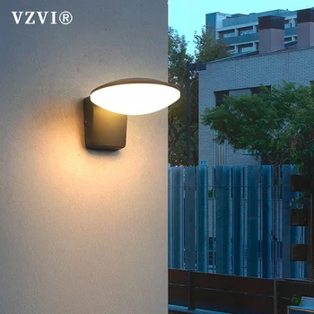 VZVI dış duvar Lambası Modern bahçe lambası Led Yolu Sundurma Sokak Lambası Su Geçirmez Alüminyum Duvar Lambası Villa Yard Kapısı ışıkları