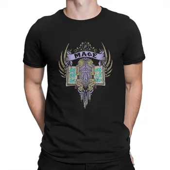 World of Warcraft MAGE Tshirt Grafik Erkekler Tops Vintage Goth Yaz Polyester Giyim Harajuku T Shirt