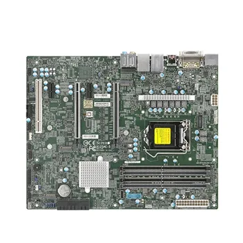 X12SAE-5 Supermicro 10th nesil LGA-1200 I9/I7/I5/I3 PİN DDR4-3200MHZ işlemci göndermeden önce İyi Test edilmiş