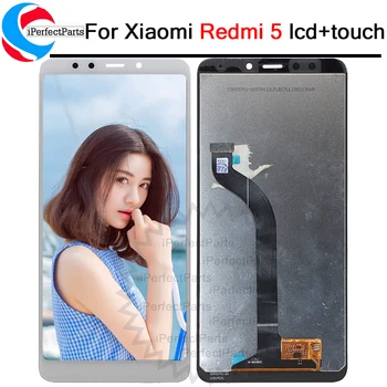 Xiaomi Redmi 5 için LCD ekran dokunmatik ekran digitizer + çerçeve Meclisi Değiştirme Redmi 5 Redmi5 LCD Ekran 5.7 inç
