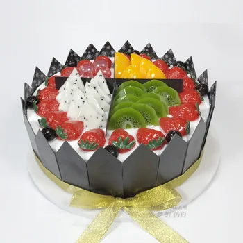 Yapay Meyve çikolatalı kek Tatlı Sahte Gıda Düğün Ev Partisi Dekoru Ekran Gerçekçi Kek Modeli çay masası Dekorasyon