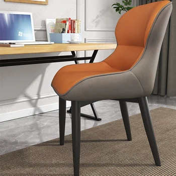 Yardımcı Tasarım İskandinav yemek sandalyeleri Modern Bireysel yemek sandalyeleri Güzellik Salonu Ofis Armoires De Salon Mobilyaları DX50CY