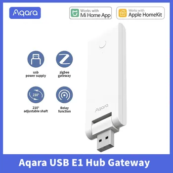 Yeni Aqara E1 Hub Zigbee 3.0 USB Akıllı mi ni Ağ Geçidi USB Kablosuz Bağlantı APP Uzaktan Kumanda Desteği IFTTT mi jia mi Ev Homekit