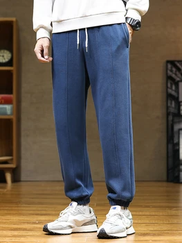  Yeni Erkek Streetwear Casual Joggers Erkek Pantolon Sweatpants Ayak Bileği uzunlukta Erkek Pantolon M-5XL