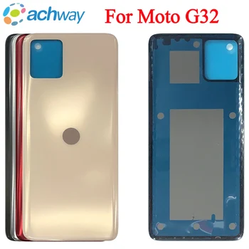 Yeni Motorola Moto G32 Arka Pil Kapağı Arka Kapı Konut Case Cam Panel Yedek Parçalar Moto G32 Pil Kapağı