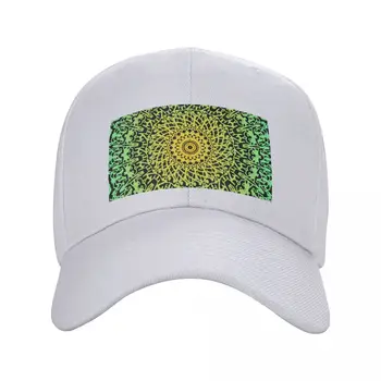 Yeşim Yeşil Degrade MandalaCap Beyzbol Şapkası ny kap Plaj çantası şapka erkekler kadınlar için