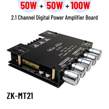 ZK-MT21 Bluetooth 5.0 güç amplifikatörü Kurulu Subwoofer Dijital güç amplifikatörü Ses Stereo AMP Modülü Ev Sineması için