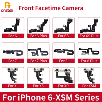 Ön Kamera Modülü Flex Kablo iPhone 6 6s 7 8 Artı X XR XS MAX Yakınlık Sensörü Yüz Ön Kamera Cep Telefonu Tamir Parçaları